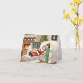 Carte de Noël drôle/mignonne pour les techniciens (Fleur jaune)
