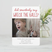 Carte de Noël drôle photo (Debout devant)