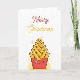 Carte de Noël drôle pliée