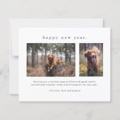 Carte de Noël drôle pour animaux de compagnie avec (Dos)
