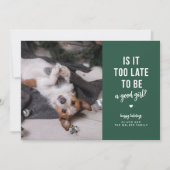 Carte de Noël drôle pour animaux de compagnie pour (Devant)