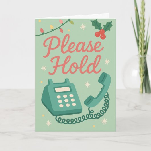 Carte de Noël drôle pour l'agent d'accueil (Devant)