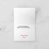 Carte de Noël Drôles Médecins avec Elfes (Intérieur)