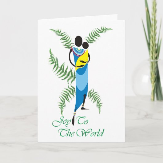 Carte de Noël du bébé Jésus (Devant)