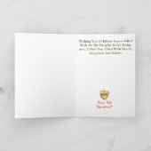 Carte de Noël du bouclier incendie (Intérieur)