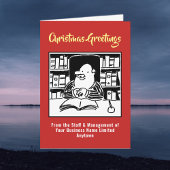 Carte de Noël du bureau fiscal ou du comptable