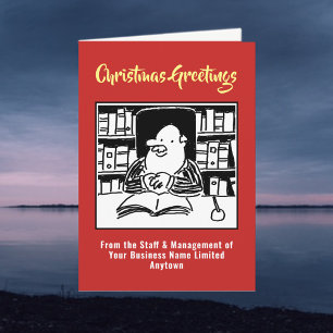 Carte de Noël du bureau fiscal ou du comptable
