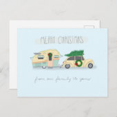 Carte de Noël du camping (Devant / Derrière)