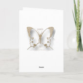 Carte de Noël du cardinal masculin (Dos)