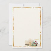 Carte de Noël du cardinal rouge (Dos)