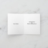 Carte de Noël du casse-croûte de Père Noël (Intérieur)