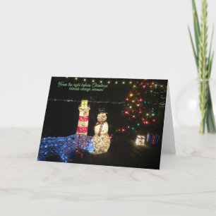 Carte de Noël du changement climatique