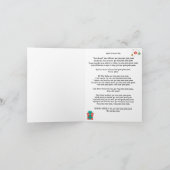 Carte de Noël du chat "Petit batteur" (Intérieur)