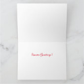 Carte de Noël du château d'hiver. (Intérieur)