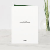 Carte de Noël du chien Terrier de Boston Naughty (Dos)