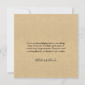 Carte de Noël du client d'affaires Kraft Blue (Dos)