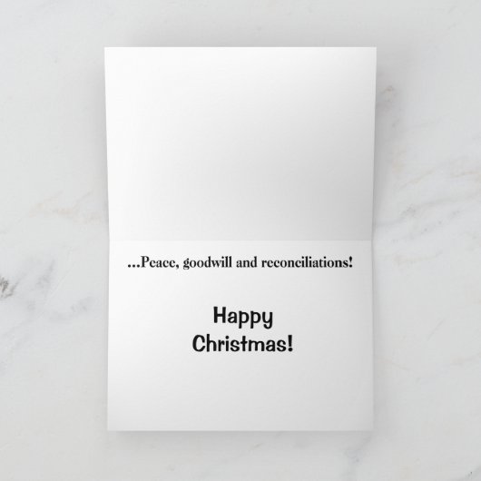 Carte de Noël du comptable | Jeu comptable amusant (Intérieur)