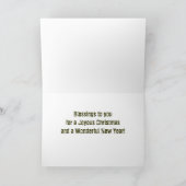 Carte de Noël du Fils premier né (Intérieur)