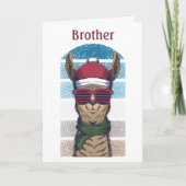 Carte de Noël du frère (Devant)