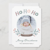 Carte de Noël du Globe des neiges (Devant)