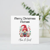 Carte de Noël du joueur personnalisé (Debout devant)