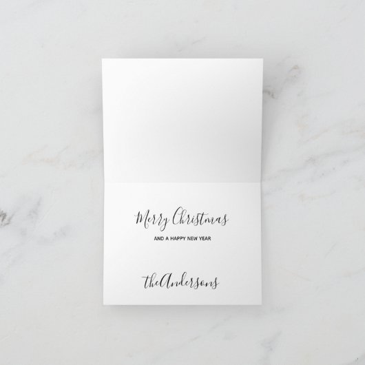 Carte de Noël du Labrador jaune (Intérieur)