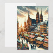 Carte de Noël du Marché de Noël enchanteur de Nure (Devant / Derrière)