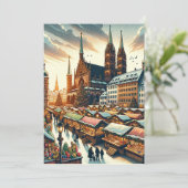 Carte de Noël du Marché de Noël enchanteur de Nure (Debout devant)