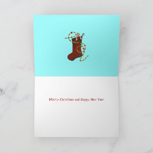 Carte de Noël du Monkey (Intérieur)