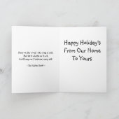 Carte de Noël du motoneige (Intérieur)