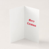 Carte de Noël du motoneige (Inside)