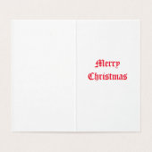 Carte de Noël du motoneige (Inside Unfolded)