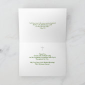 Carte de Noël du Pasteur (Intérieur)