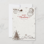 🎅 Carte de Noël du Père Noël (Devant)