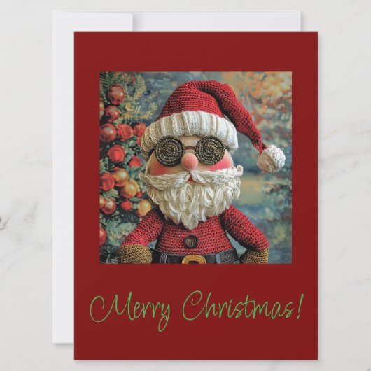 Carte de Noël du Père Noël (Devant)