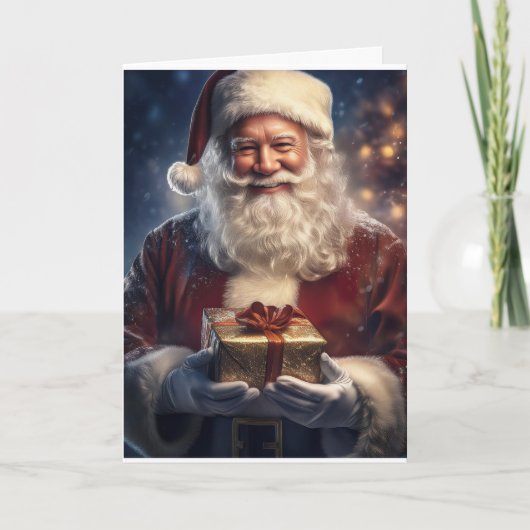 Carte de Noël du Père Noël (Devant)