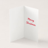 Carte de Noël du Père Noël (Inside)