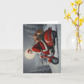 Carte de Noël du Père Noël 2 (Fleur jaune)