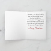 Carte de Noël du Père Noël amérindien (Intérieur)