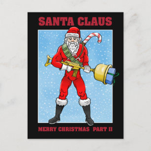 Carte de Noël du Père Noël Joyeux