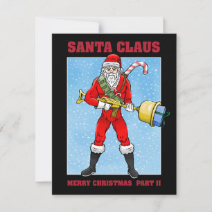 Carte de Noël du Père Noël Joyeux Noël 2ème partie
