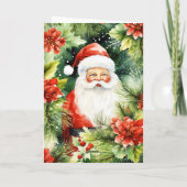 Carte de Noël du Père Noël vide (Dos)