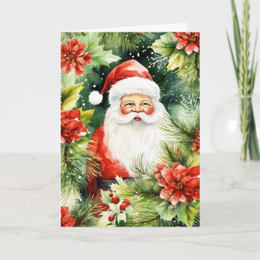 Carte de Noël du Père Noël vide (Devant)