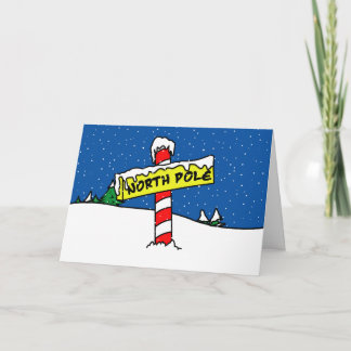 Carte de Noël du Pôle Nord