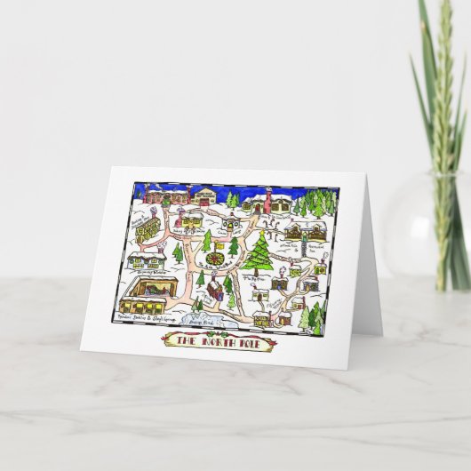 Carte de Noël du Pôle Nord (Devant)