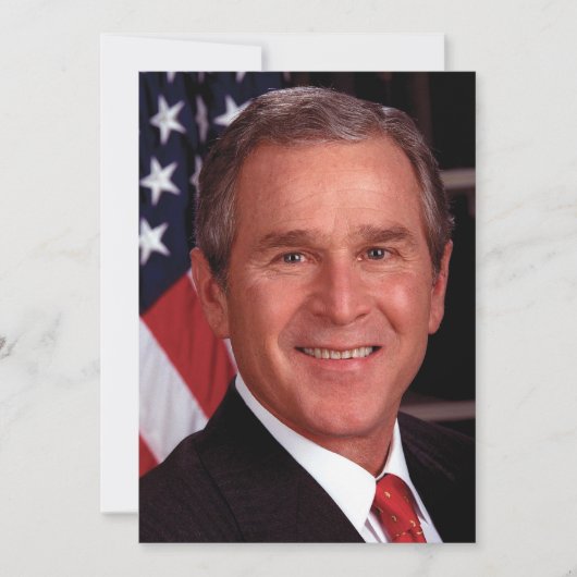 Carte de Noël du président américain George Bush (Devant)