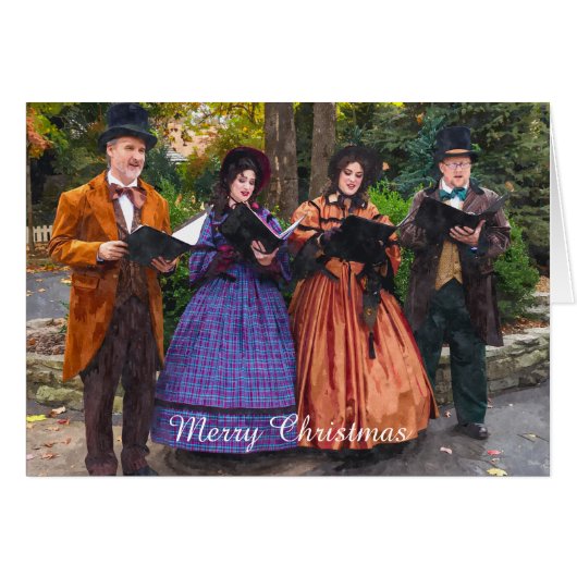 Carte de Noël du son des caroleurs (Devant Horizontal)