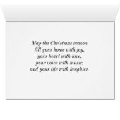 Carte de Noël du son des caroleurs (Intérieur Horizontal (Bas))