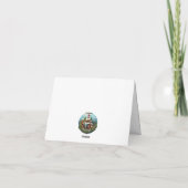 Carte de Noël du sud-ouest de Père Noël (Dos)