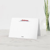 Carte de Noël du tracteur : Scène de grange d'hive (Dos)